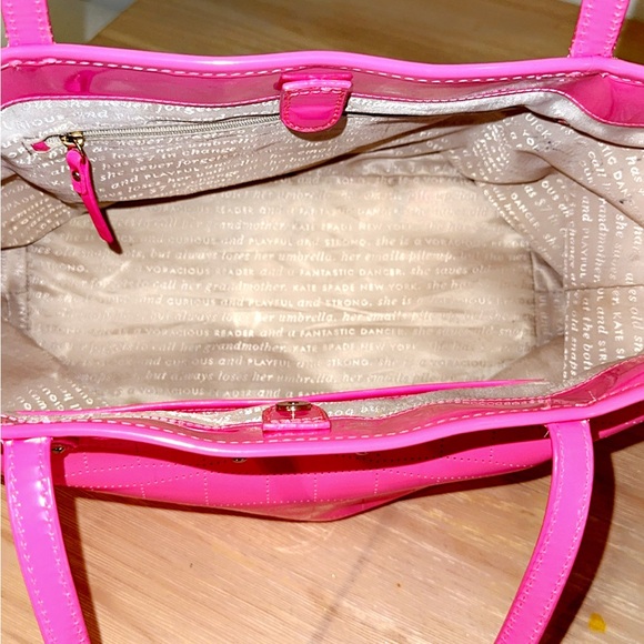 Kate Spade Neon Pink Tote - Picture 9 of 10